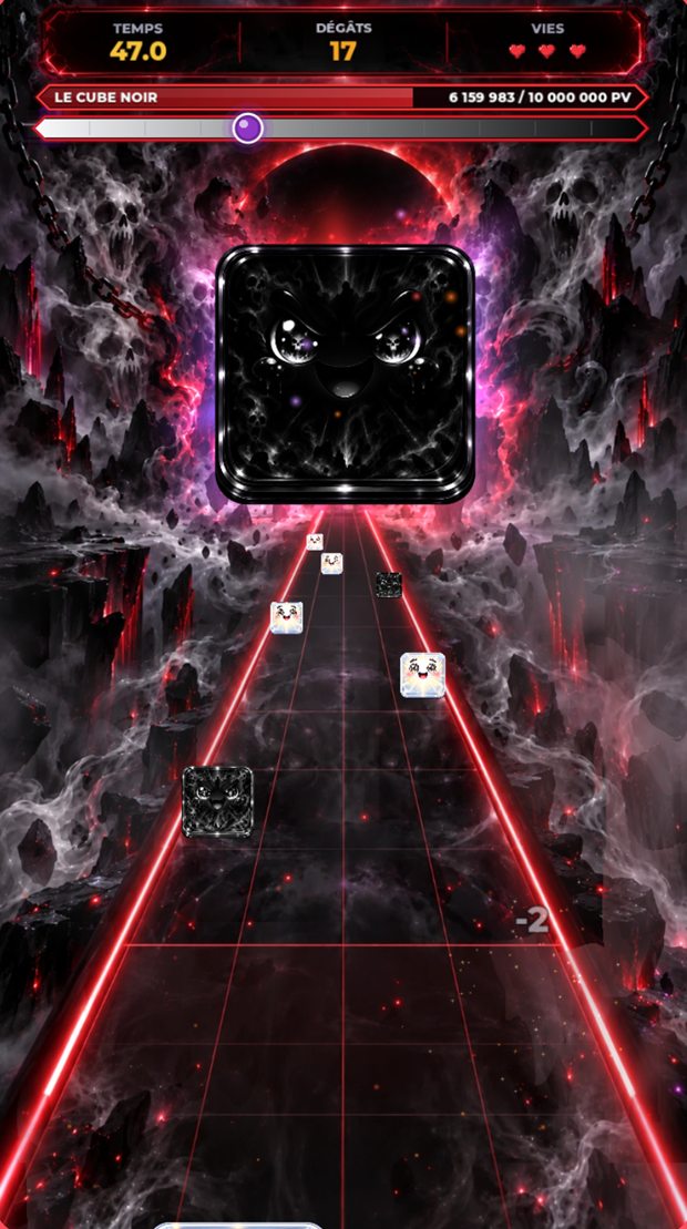 Le boss Cube Noir dans Don’t Tap Red