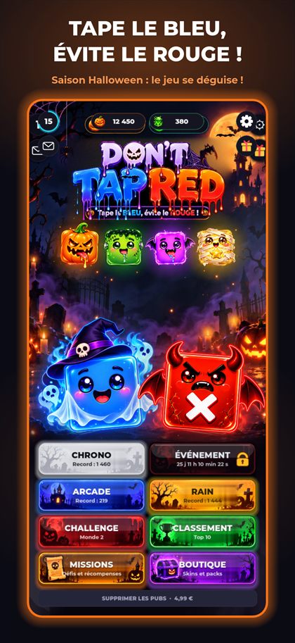 Accueil (saison Halloween), Don’t Tap Red